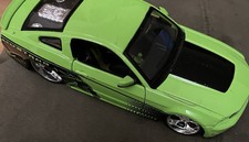 Ford Mustang GT 2011 modelo de brinquedo fundido escala 1:24 miniatura loja personalizada comprar usado  Enviando para Brazil