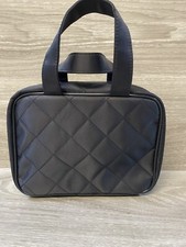 Bolsa de viagem Mary Kay acolchoada maquiagem preta S55D nova comprar usado  Enviando para Brazil