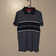 Camisa polo masculina Hollister golfe cinza/preta tamanho médio comprar usado  Enviando para Brazil