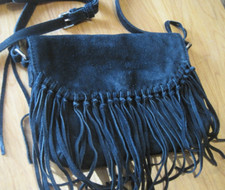 Small black suede for sale  DORKING