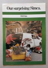 Simca 1100 van for sale  BOURNE