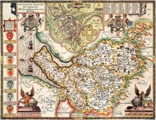 1610 county map for sale 1610 county map for sale  ASHFORD