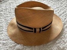 Borsalino straw fedora d'occasion  Expédié en Belgium