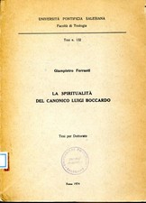 Spiritualità del canonico usato  Italia