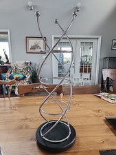 Vintage 46 CD Suporte de Torre Espiral Giratório Cromado Metal Rack Giratório 22,5” de Altura comprar usado  Enviando para Brazil