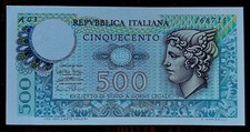 Banconota 500 lire usato  Monte San Pietro