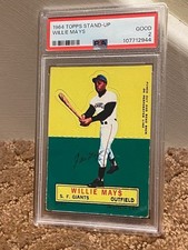 1964 Topps Stand-up Willie Mays PSA 2 Cartas LOW POP NOVO ESTOJO LIMPO --J, usado comprar usado  Enviando para Brazil