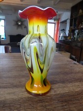 Vase balustre opaline d'occasion  Gouville-sur-Mer