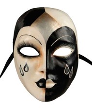 Pierrot mask venetian d'occasion  Ardres