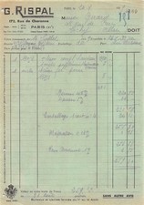 1939 risal invoices d'occasion  Expédié en Belgium