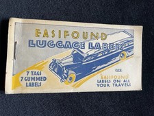 Vintage unused luggage for sale  SIDMOUTH