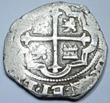Moeda pirata 1607-1617 México 1 reales "OMF" colonial espanhola 1600's Treasure Cob comprar usado  Enviando para Brazil
