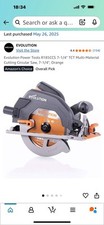 Evolution power tools for sale  Justin