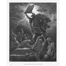 Gustave dore moses for sale  GLASGOW