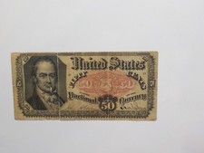 Usado, Moeda fracionária 1875 50 centavos nota papel moeda Estados Unidos antigo vintage comprar usado  Enviando para Brazil