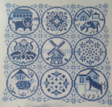 Stickvorlage stickmotive blau gebraucht kaufen  Wuppertal