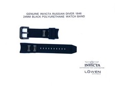 Autêntica pulseira de relógio Invicta Russian Diver 1846 poliuretano preto 24 mm comprar usado  Enviando para Brazil