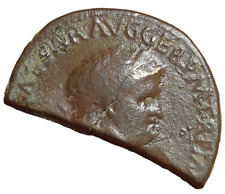 Nerone mezzo sesterzio usato  Roma