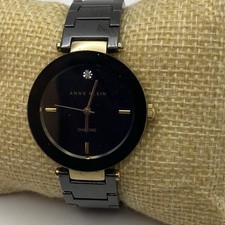Relógio feminino Anne Klein pav’e mostrador preto comprar usado  Enviando para Brazil