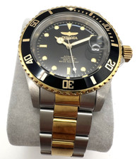 Invicta Pro Diver relógio automático masculino pulseira de aço 40 mm preto/dourado modelo 8927, usado comprar usado  Enviando para Brazil
