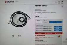 Vibratore elettrico wurth usato  Roma