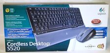Teclado e mouse a laser Logitech desktop sem fio S520 versão espanhola🎁 comprar usado  Enviando para Brazil