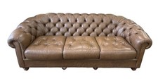 Vintage brown chesterfield d'occasion  Expédié en Belgium