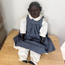 Avental feminino composto preto afro-americano pintado à mão 22" assinado por boneca comprar usado  Enviando para Brazil