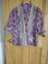 Oriental silk jacket for sale  LONDON