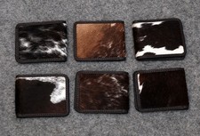 Cowhide bifold leather for sale  Taylor