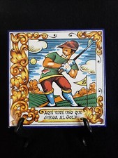 Piastrella parete golfista usato  Spedire a Italy