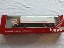 Herpa H0 Scania 142 Kühlkoffer Sattelzug "RUTGES" Holland comprar usado  Enviando para Brazil