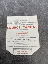 Ancien petit papier d'occasion  Aix-les-Bains