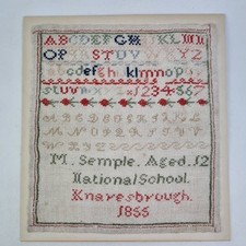 Antique 19thc needlework for sale  ROYSTON