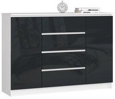AKORD KOMODA K140 2D 4SZ CLP GRAFIT POŁYSK na sprzedaż  PL