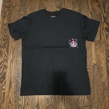 Camiseta masculina Jordan jumpman manga curta atlética basquete preta tamanho G comprar usado  Enviando para Brazil