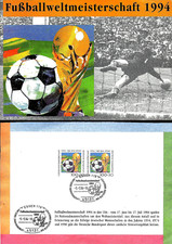 Erinnerungsblatt fußball 1994 gebraucht kaufen  Köln