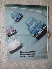 VW-Prospekt- VW 1200A-1300 Cabriolet - 1500 A - 1600 TL - Variant-Karmann Ghia comprar usado  Enviando para Brazil