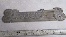 Placa emblema de metal vintage Stewart 8 publicidade caminhão comprar usado Placa emblema de metal vintage Stewart 8 publicidade caminhão comprar usado  Enviando para Brazil