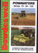 Dowdeswell powavators brochure for sale  DRIFFIELD
