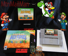 Custom FanArtBox SNES 1994 Super Mario All Stars + Mario World com manual e capa comprar usado  Enviando para Brazil