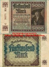 5000 reichsmark 1922 gebraucht kaufen  Neumarkt i.d.OPf.