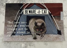 Usado, Cartão postal NY Times best-seller Bad Cat Smokey solteiro rasgado comprar usado  Enviando para Brazil
