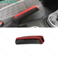 Acabamento da tampa do painel de freio de mão câmbio couro vermelho para Volkswagen Beetle 2013-2019 comprar usado  Enviando para Brazil