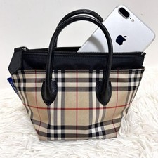 Usado, Mini bolsa tote feminina Vhtf Burberry Blue Label JPN Original LTD Collection Acc comprar usado  Enviando para Brazil