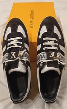 LOUIS VUITTON LV sneakers trainer leather suede size 8 1/2 EXCELEN SPECIAL OFFER, usado comprar usado  Enviando para Brazil