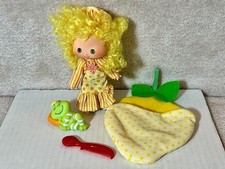 1984 Strawberry Shortcake Party Pleaser Sweet Sleeper Doll & Frappe Sapo & Pente, usado comprar usado  Enviando para Brazil