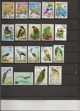 Oiseaux lot timbres d'occasion Oiseaux lot timbres d'occasion  Draveil