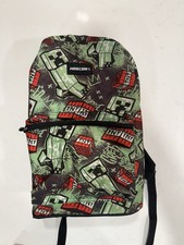Mochila infantil MINECRAFT Creeper estampada TNT 17" verde preta comprar usado  Enviando para Brazil