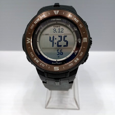 Casio ProTrek PRG-330 relógio bússola digital solar resistente 44mm resina preta comprar usado  Enviando para Brazil